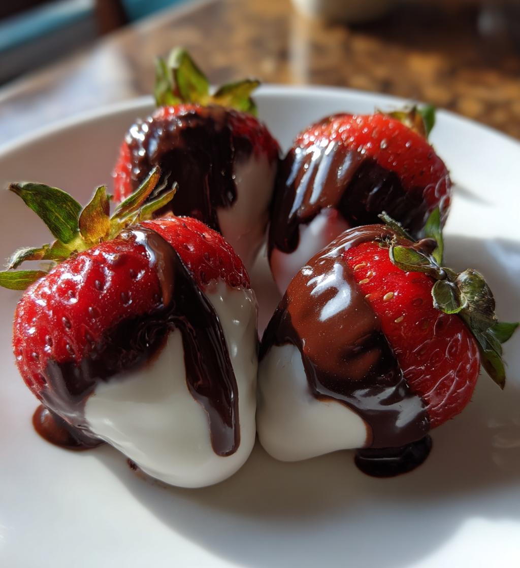 Valentinstags-Erdbeeren