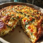 Vegetarischer Frühstücksauflauf