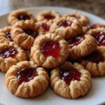Weihnachtliche Daumenabdruckkekse