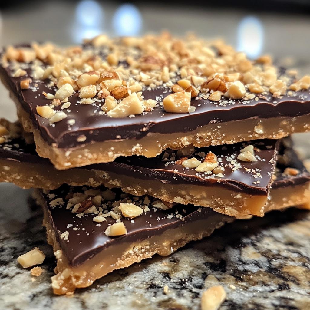 Weihnachts-Cracker-Toffee