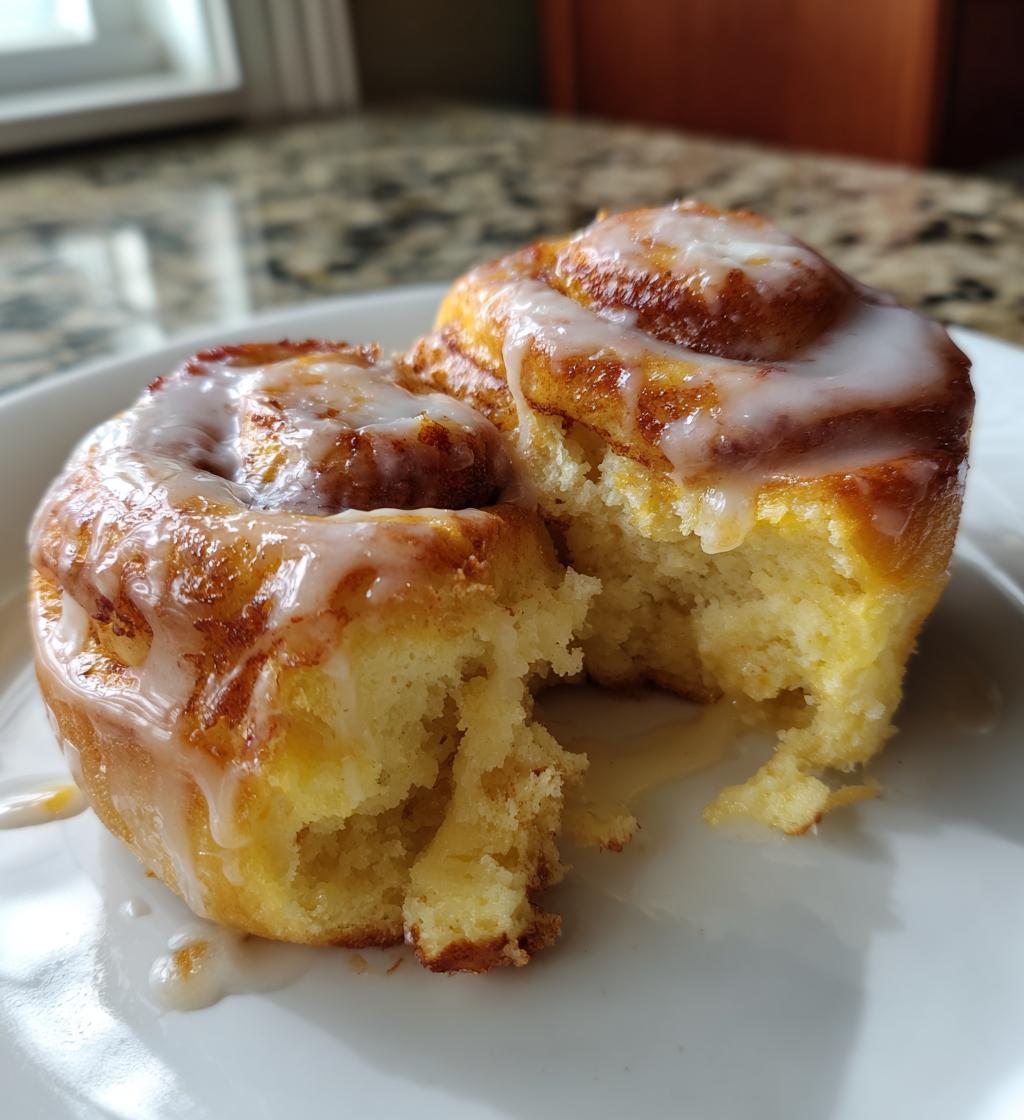 Zimtschnecken aus Kuchenmischung