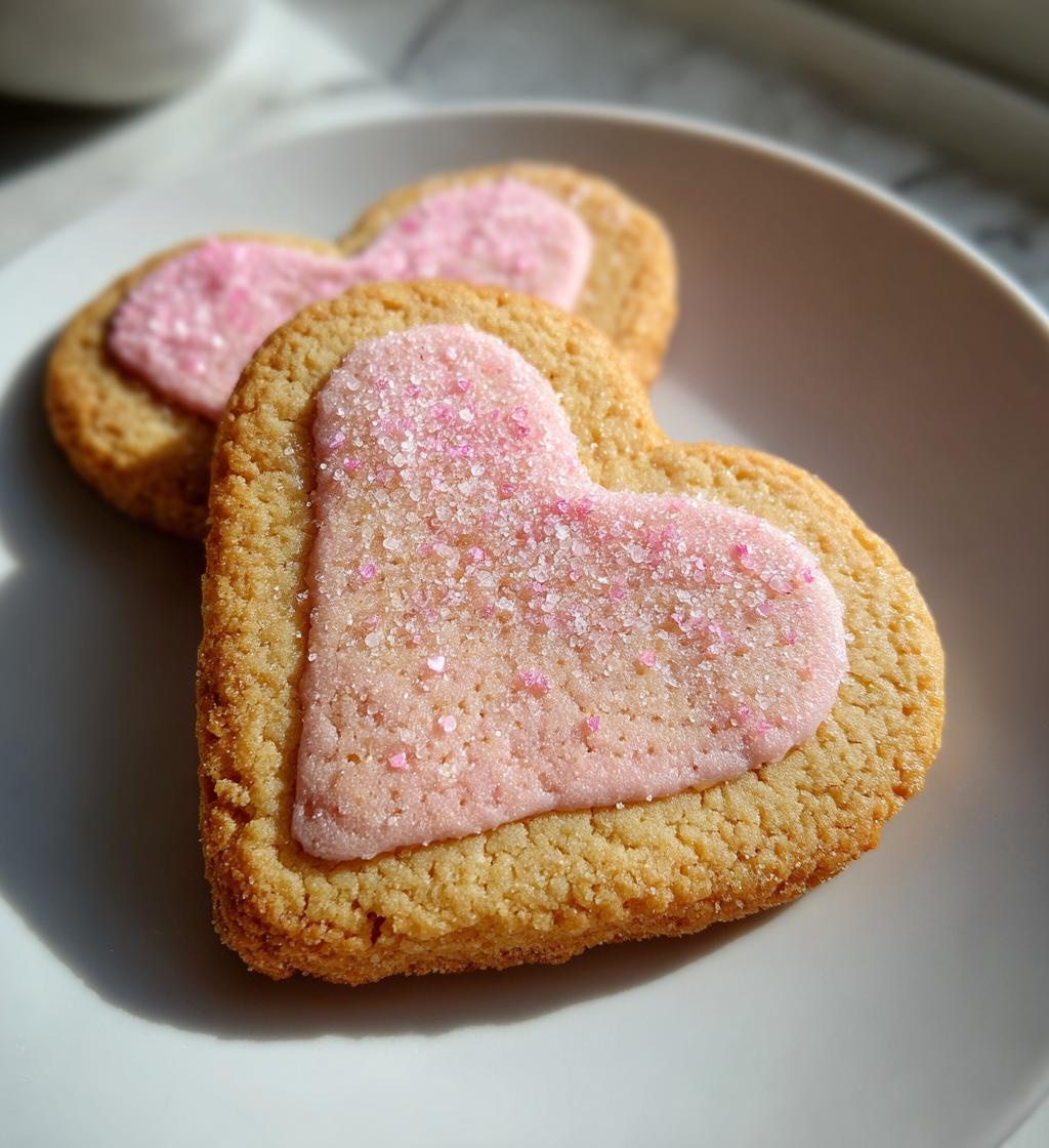 Zuckerkekse zum Valentinstag