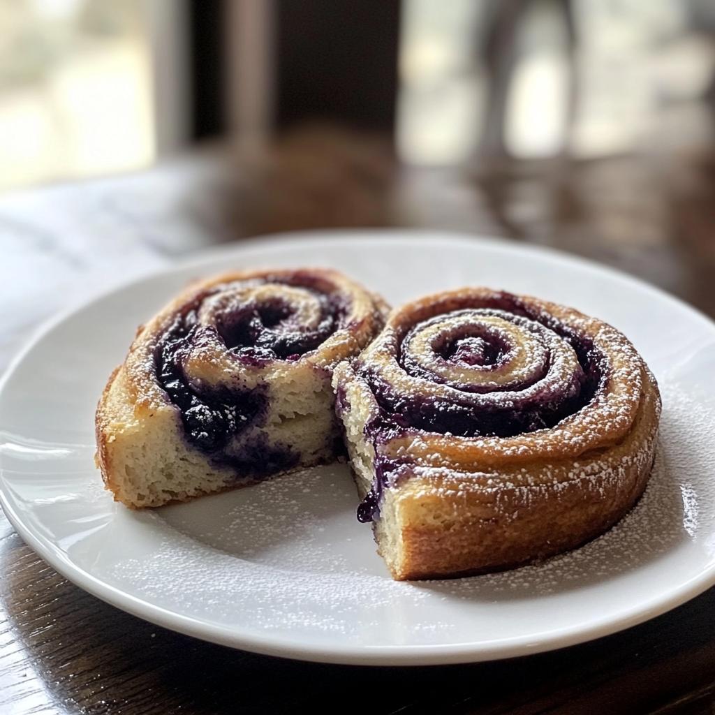 blaubeer zimtschnecken