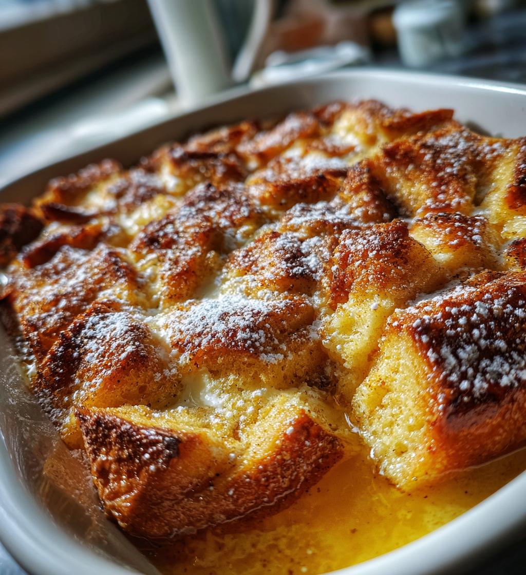 eggnog french toast auflauf