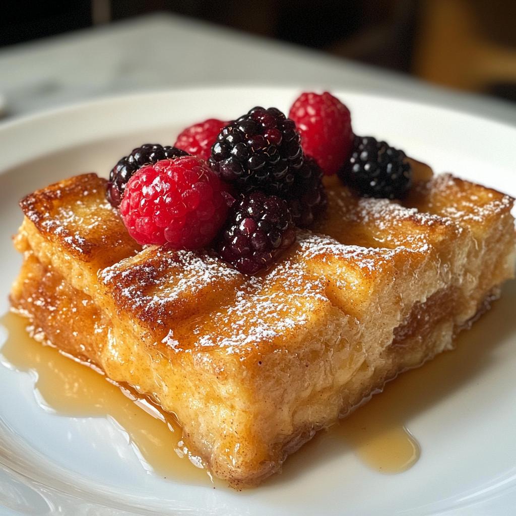 protein french toast auflauf