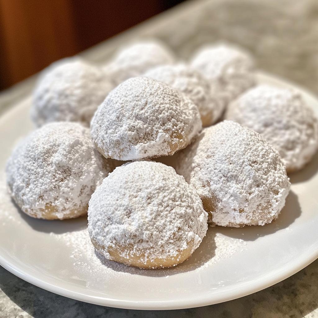 schneeball kekse rezept weihnachten
