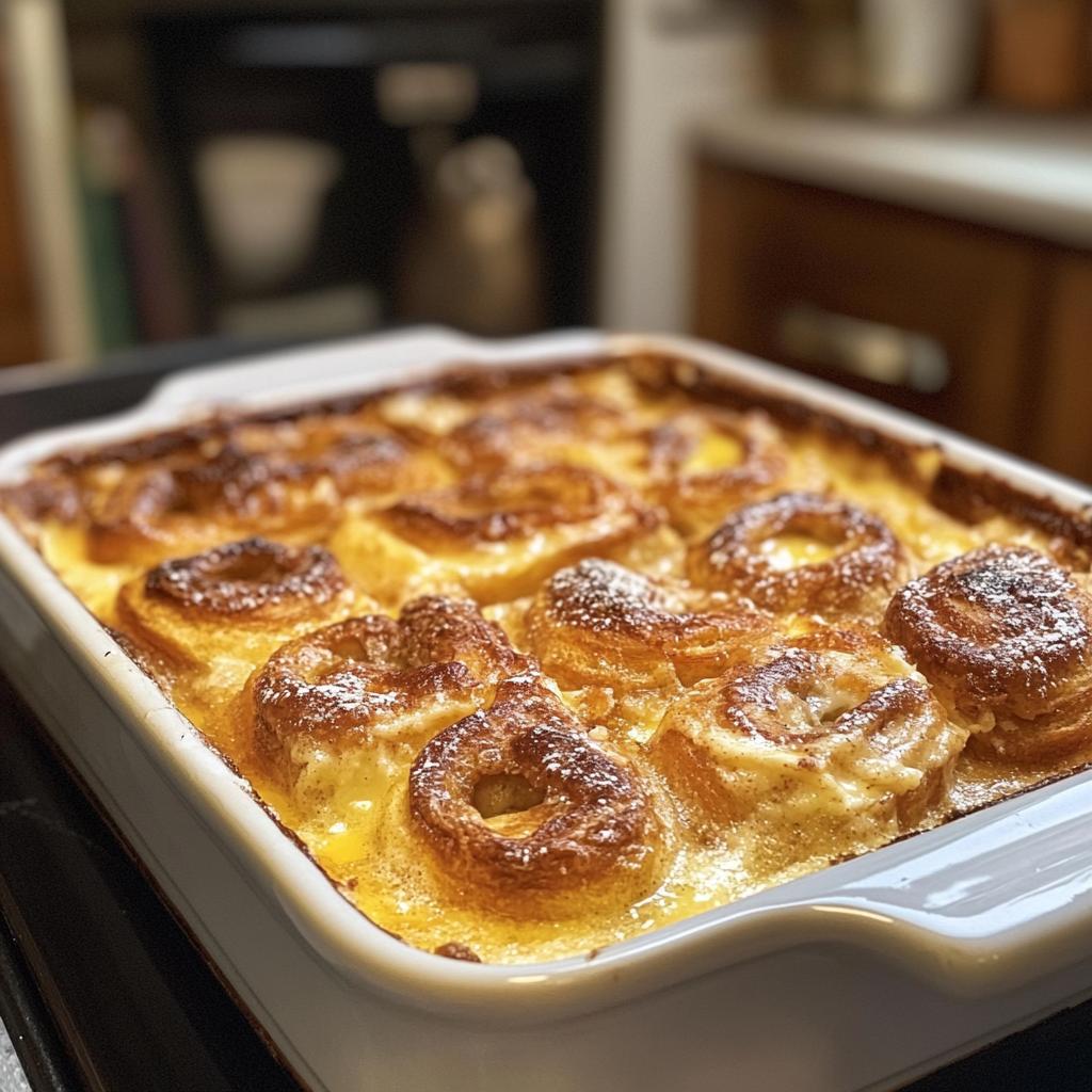 zimtschnecken french toast auflauf