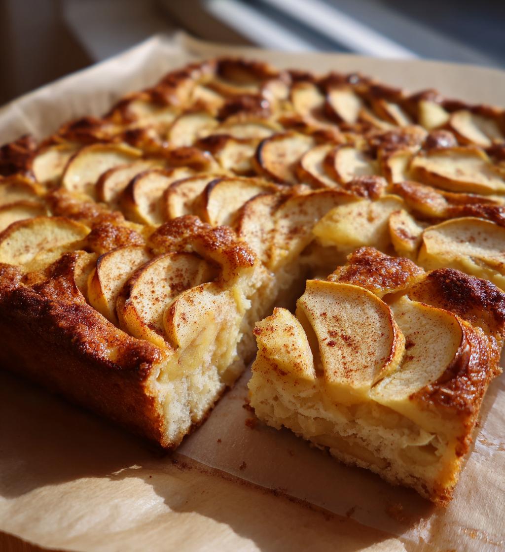 Apfelkuchen vom Blech