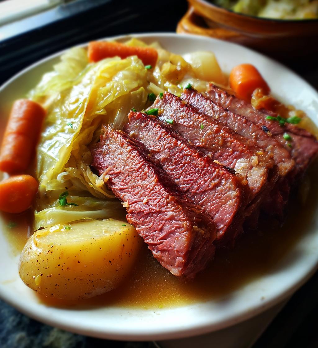 Corned Beef mit Kohl aus dem Instant Pot