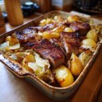 Corned Beef mit Kohl aus dem Ofen