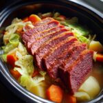 Corned Beef mit Kohl aus dem Slow Cooker