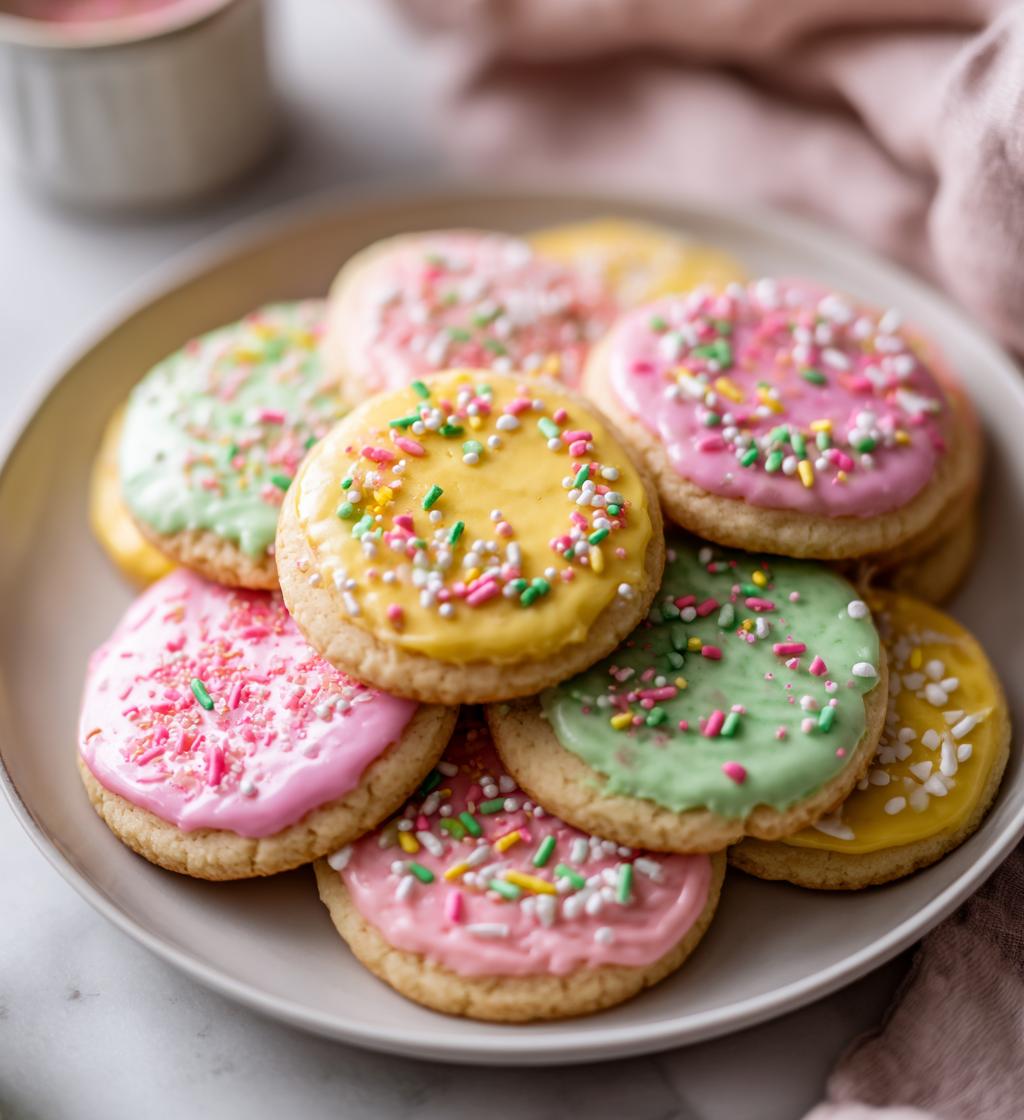 Dekorierte Frühlingskekse
