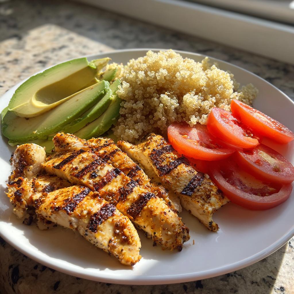 Einfache gesunde Mittagessen