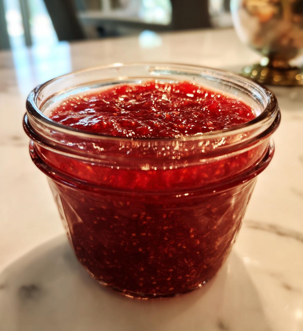 Einfaches Erdbeer-Gefriermarmelade-Rezept