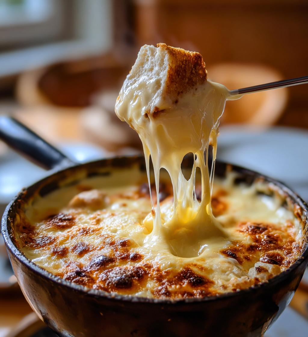 Einfaches Käsefondue-Rezept