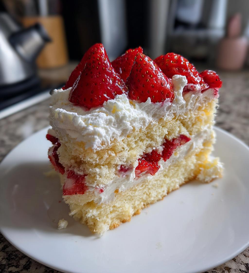 Erdbeer Sahnekuchen Kuchen