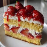 Erdbeer Sahnekuchen Ästhetik