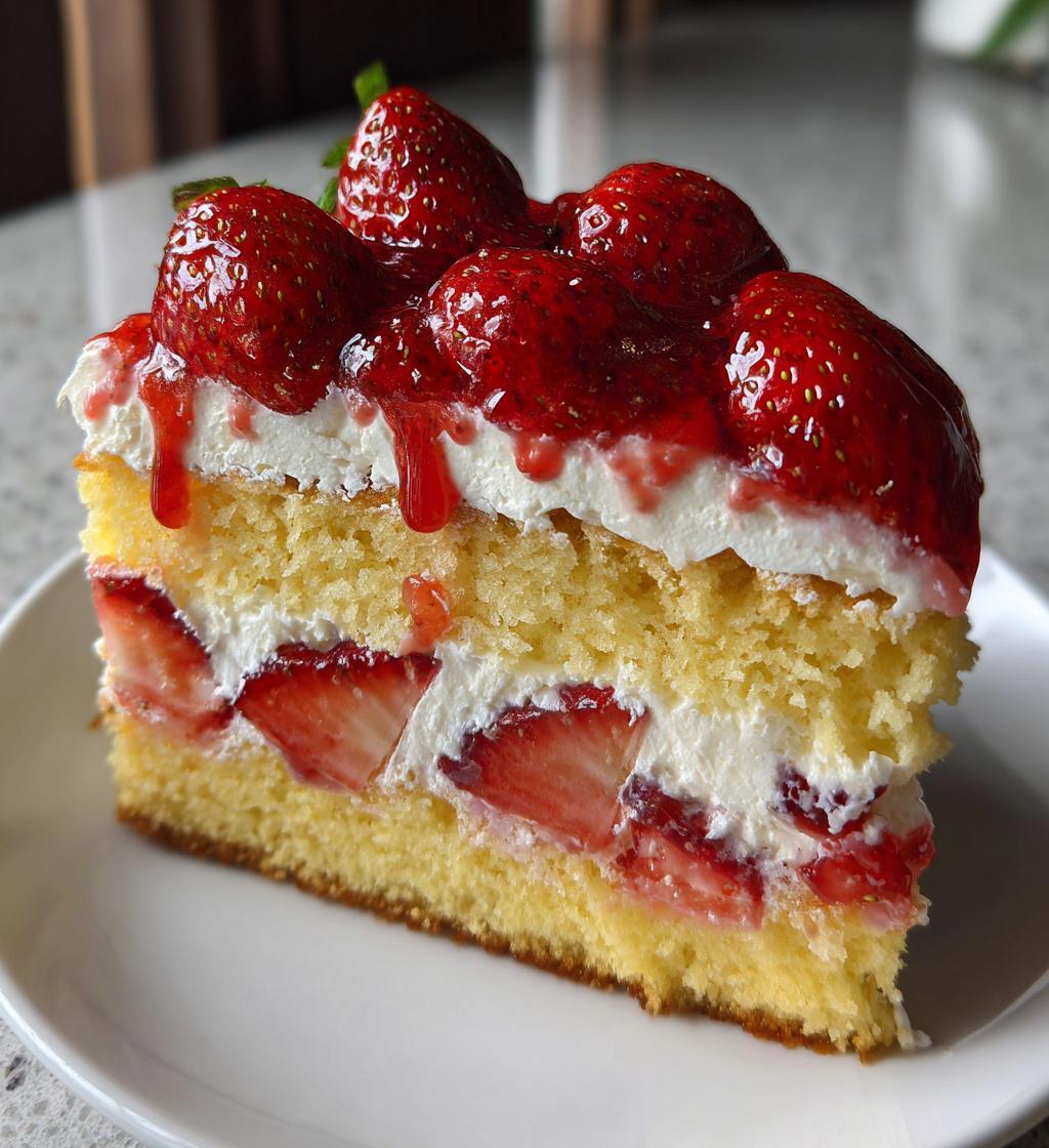 Erdbeer Sahnekuchen Ästhetik