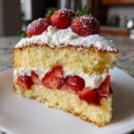 Erdbeer-Shortcake mit Orangenblütenaroma