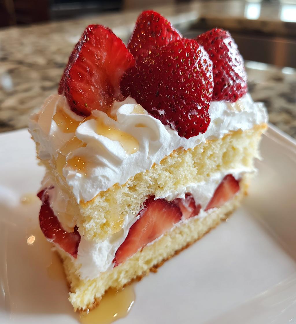 Erdbeer-Shortcake mit Orangenblütenwasser