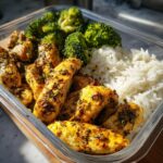 Essensvorbereitung fürs Abendessen für die Woche