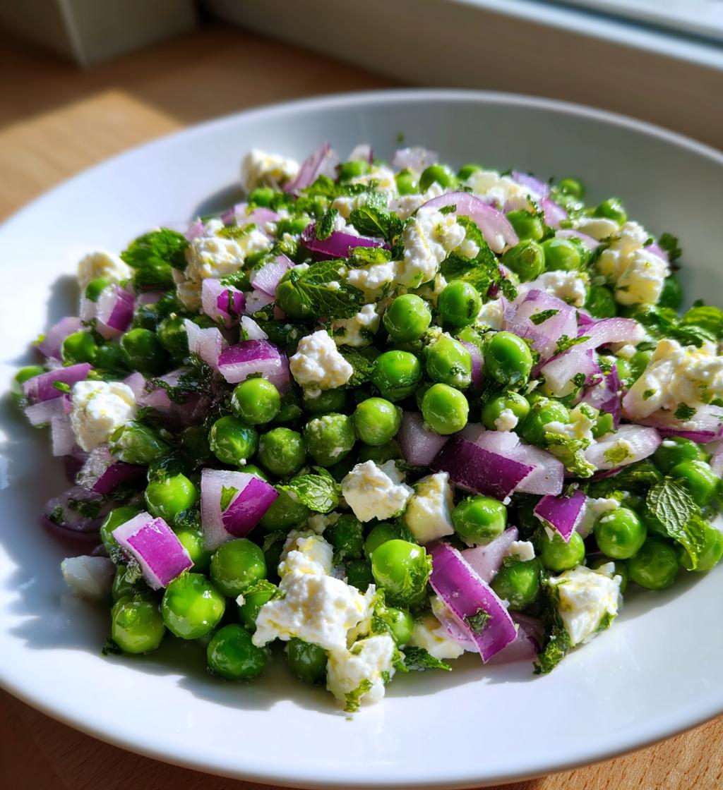 Frühlings-Erbsensalat