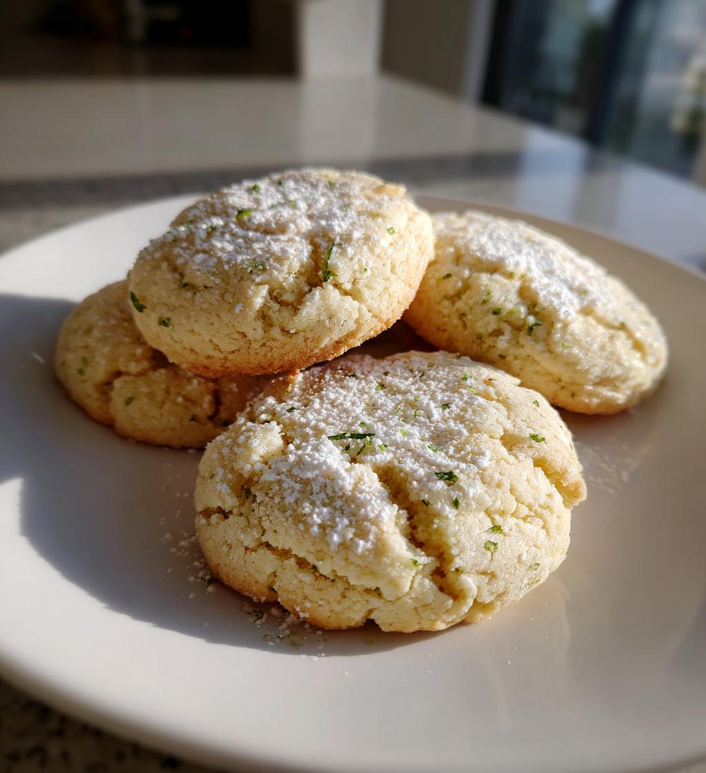 Frühlings-Limetten-Tee-Kekse
