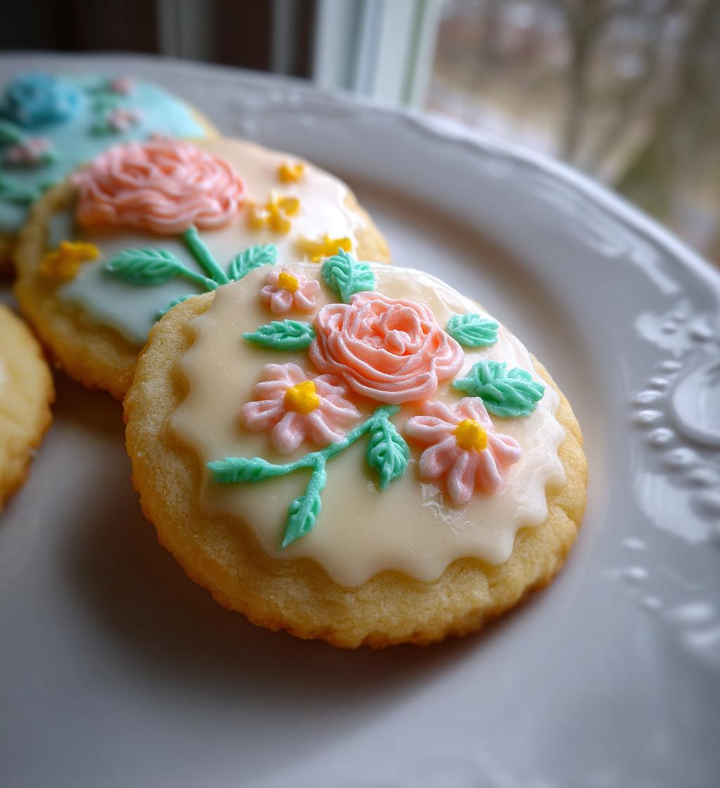 Frühlingskekse mit Royal Icing