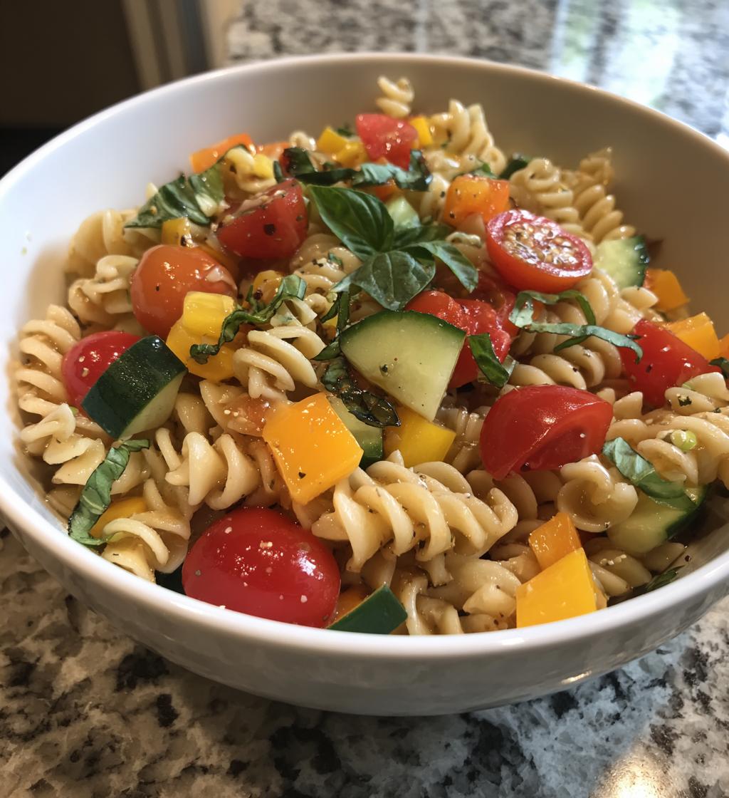 Frühlingsnudelsalat