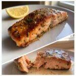 Gefrorener Lachs aus der Heißluftfritteuse