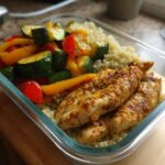 Gesundes Meal Prep für die Woche