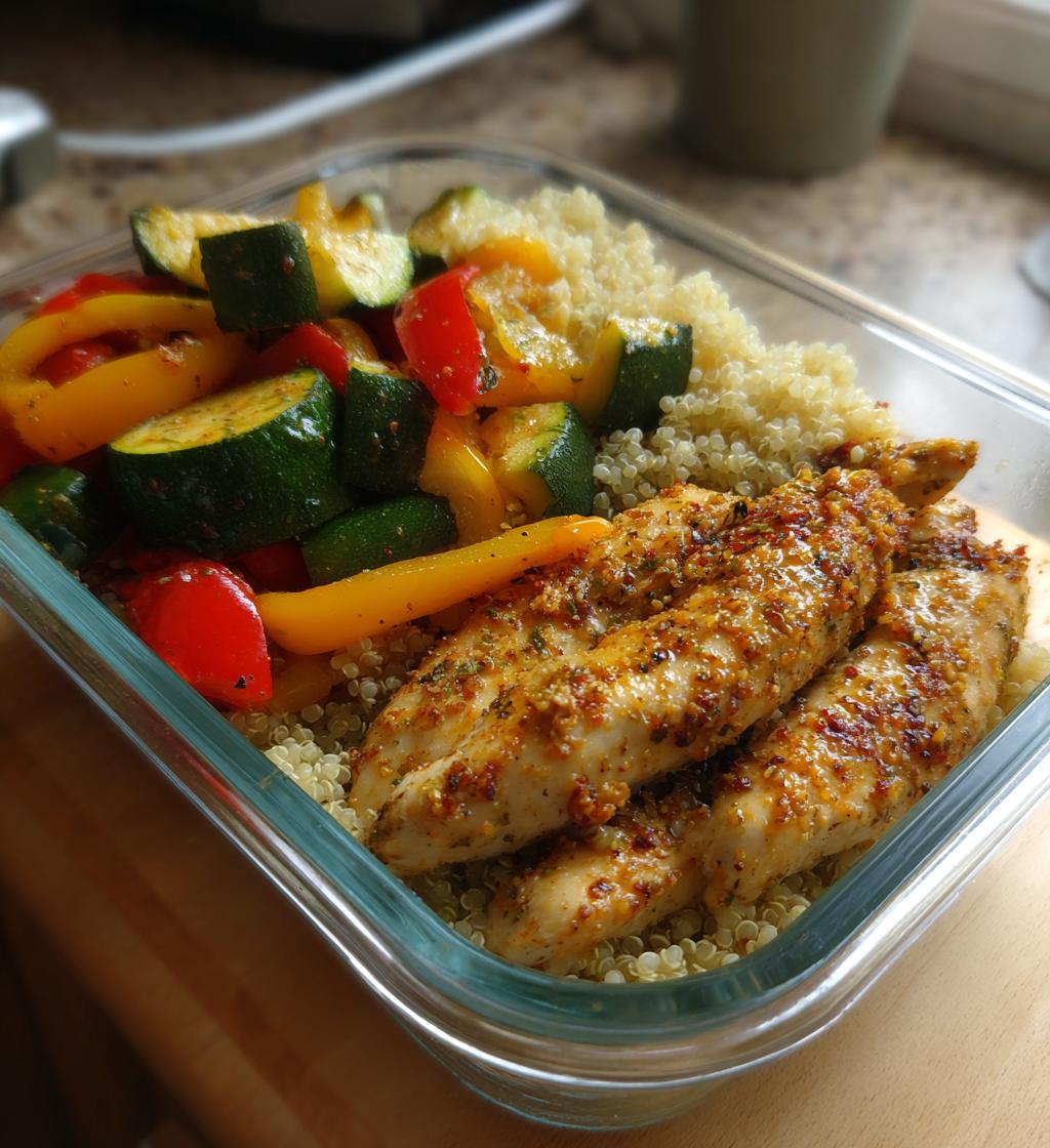 Gesundes Meal Prep für die Woche
