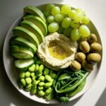 Grüne Snackplatte