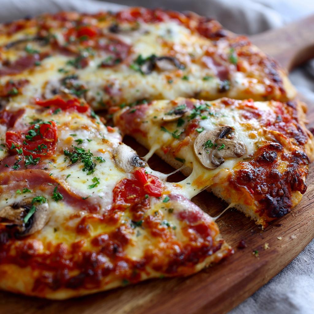 Hausgemachte Pizza