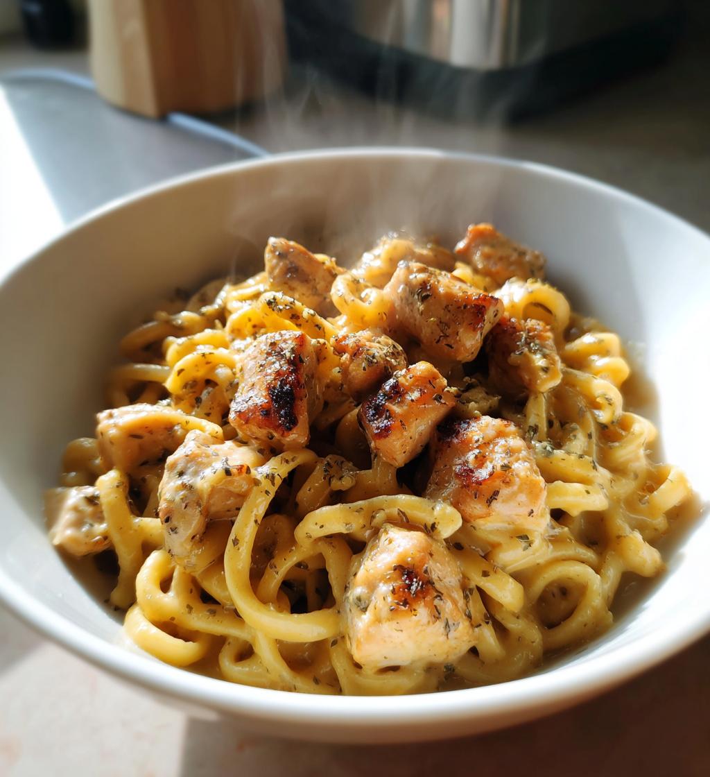 Hähnchen-Pasta aus dem Schongarer