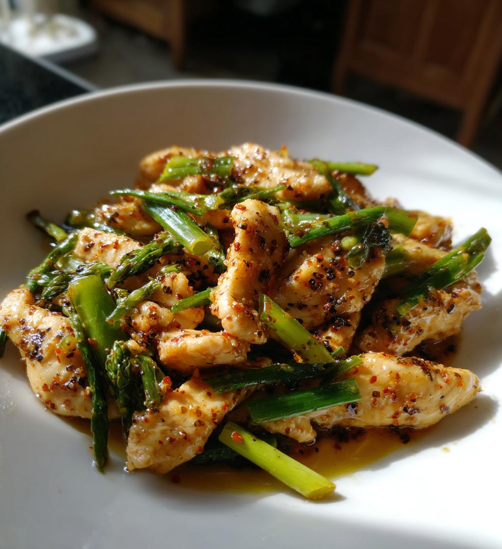 Hähnchen nach Frühlingsart
