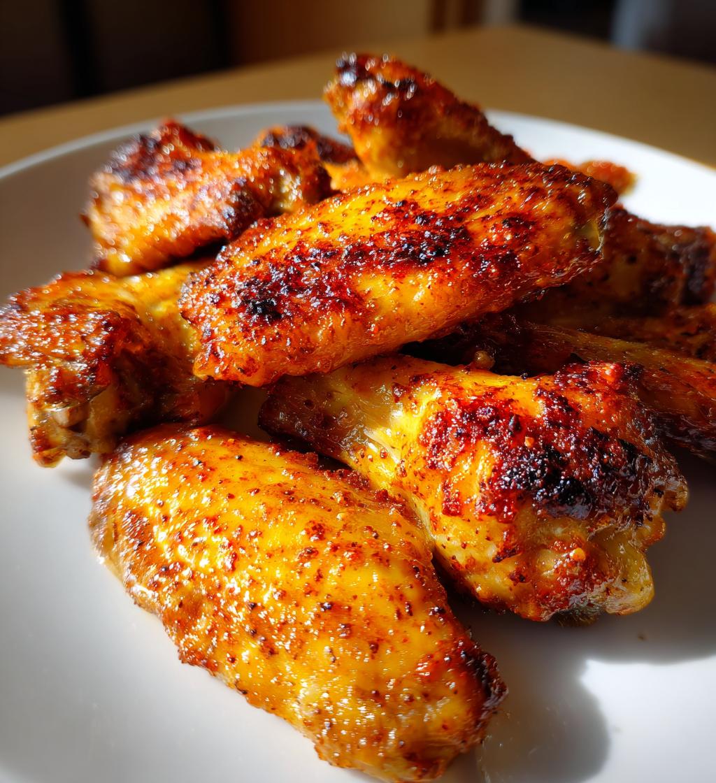 Hähnchenflügel in der Heißluftfritteuse