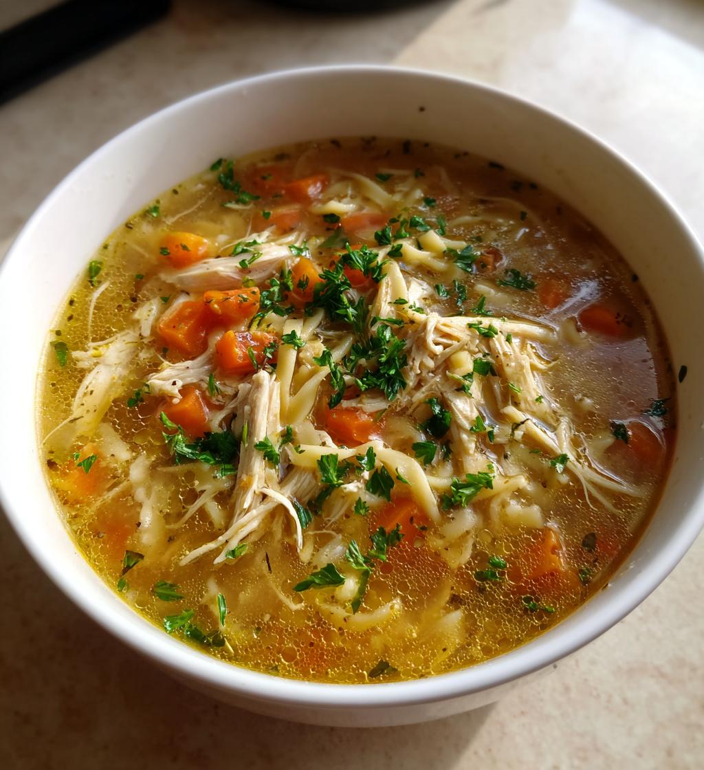 Hühnernudelsuppe
