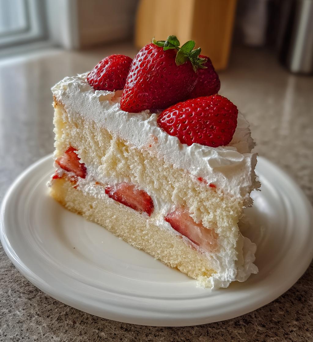 Hintergrund mit Erdbeer-Shortcake