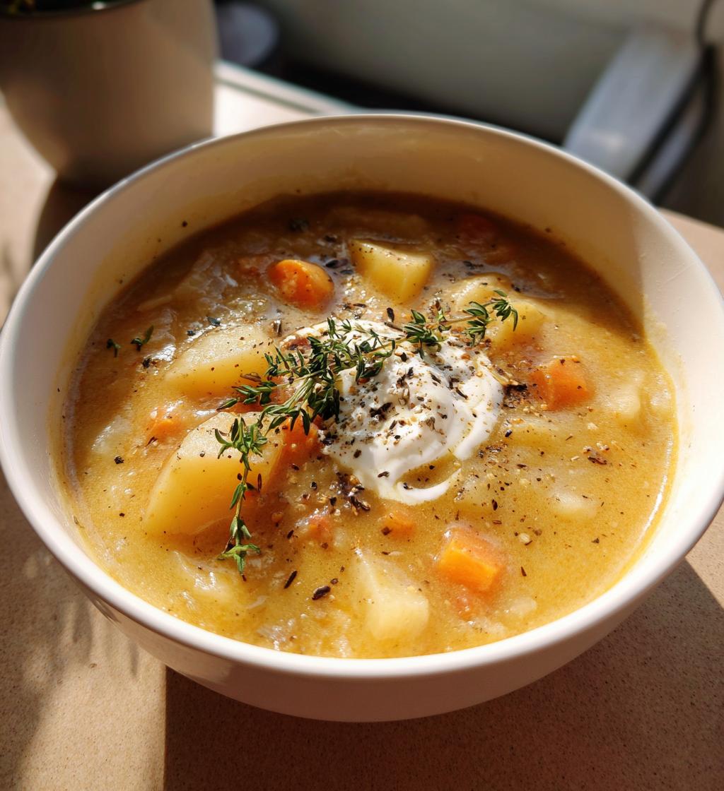 Kartoffelsuppe aus dem Crockpot