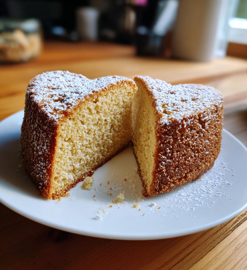 Kuchen in Herzform