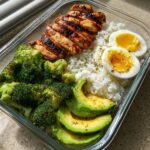 Meal Prep für die Woche Familie