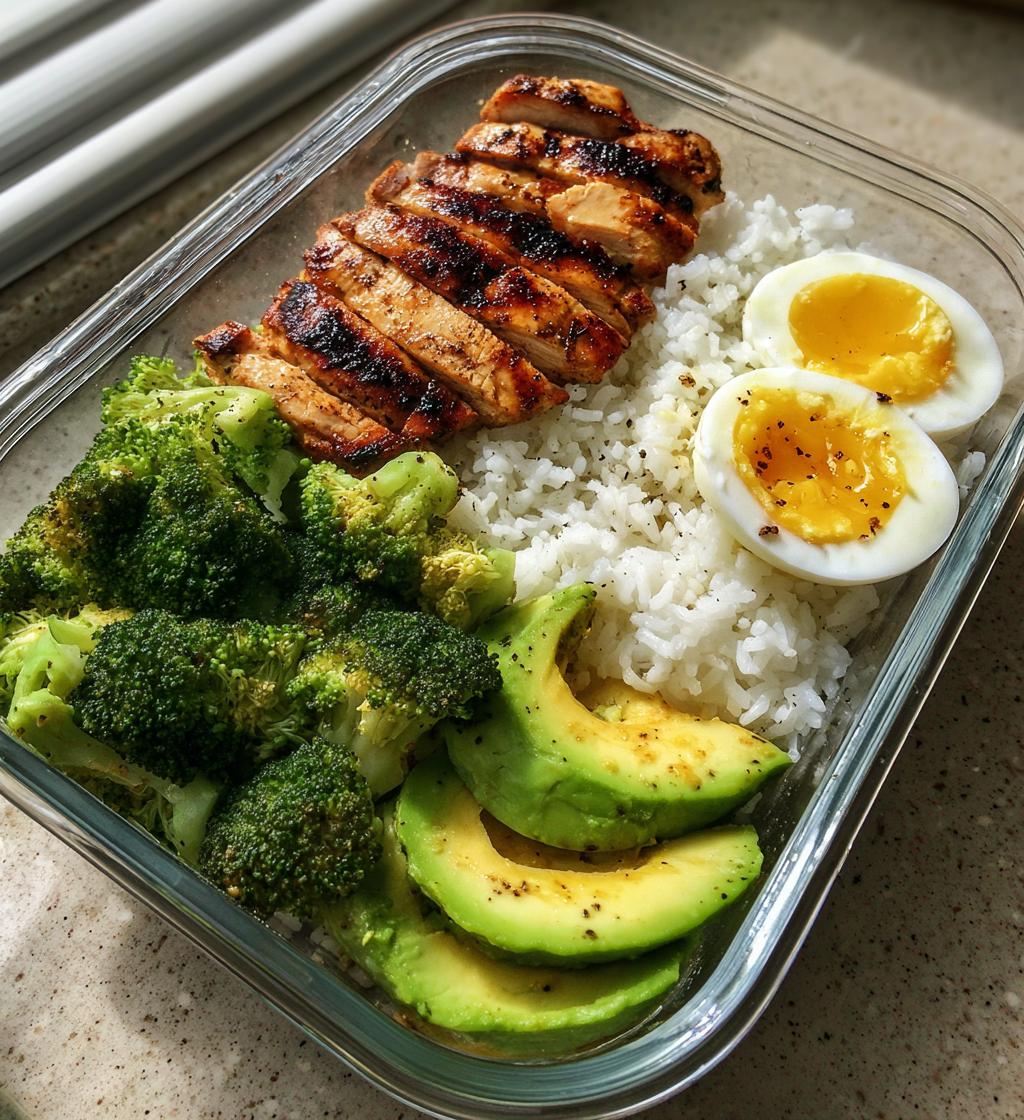 Meal Prep für die Woche Familie