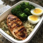 Meal Prep für die Woche für Anfänger mit hohem Proteingehalt