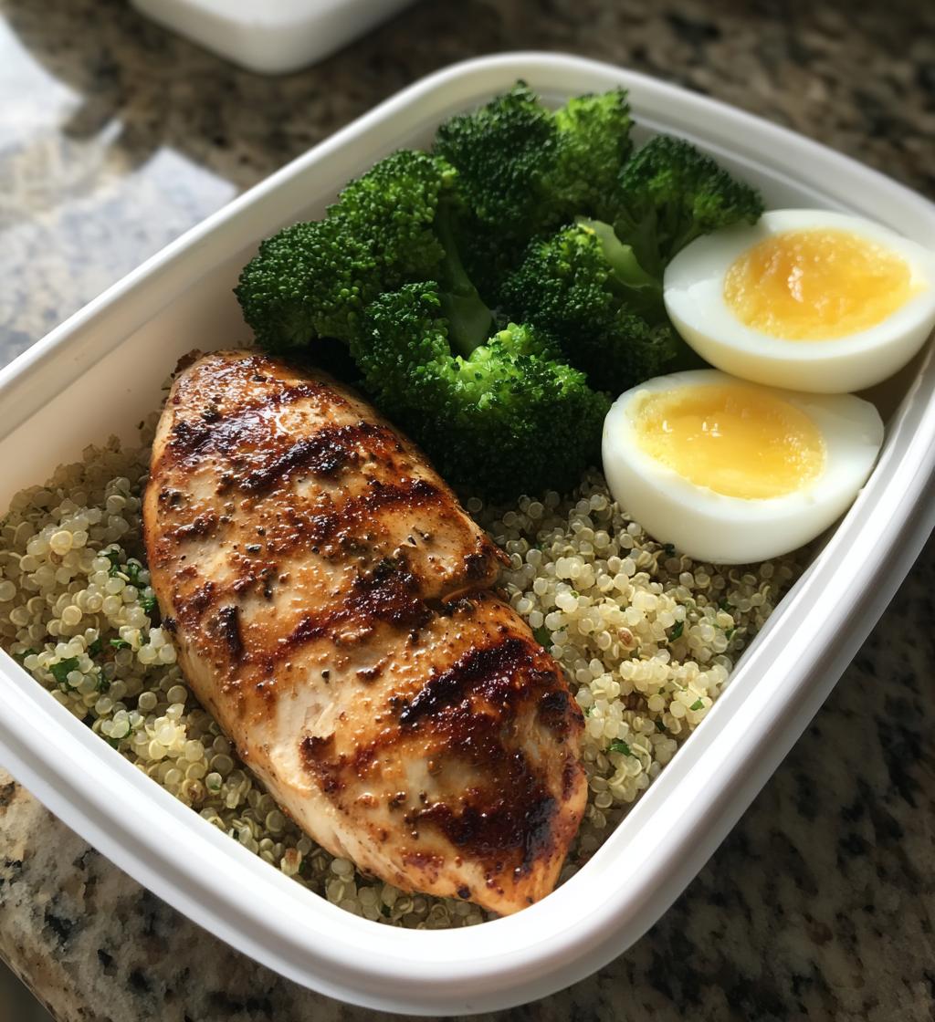 Meal Prep für die Woche für Anfänger mit hohem Proteingehalt