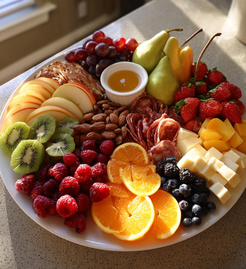 Obst-Charcuterie-Platte