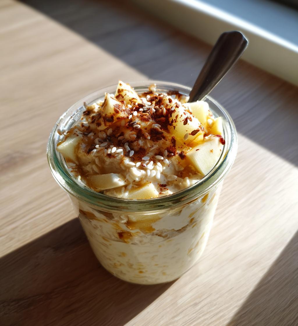 Overnight Oats mit Apfel