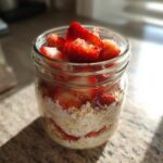 Overnight Oats mit Erdbeeren