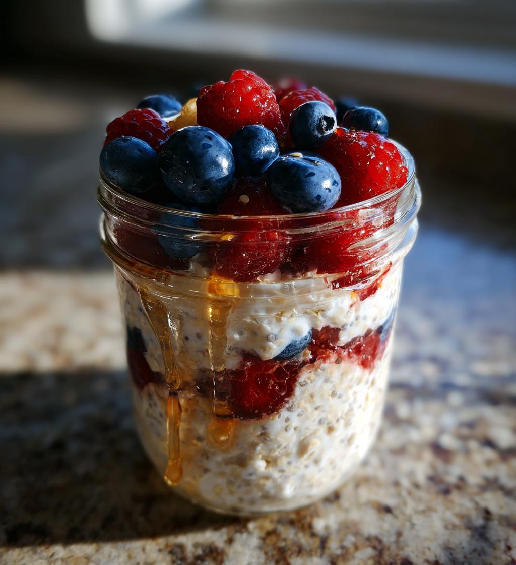 Proteinreiche Overnight Oats
