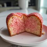 Rosa Herzkuchen